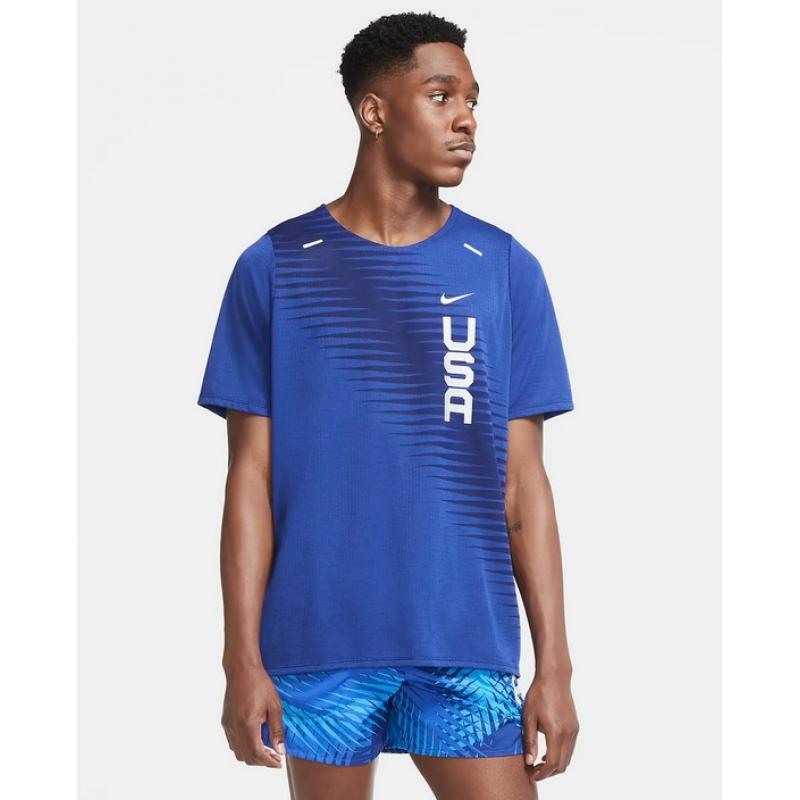 Nike USA Soccer We Can Will Are ONE NATION TEAM blue T-Shirt Premium